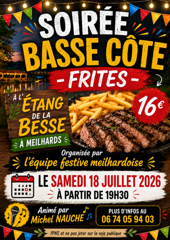 Soirée Basse-côte - Frites