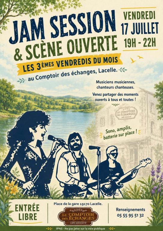 Le Comptoir des Echanges : Jam session & scène ouverte