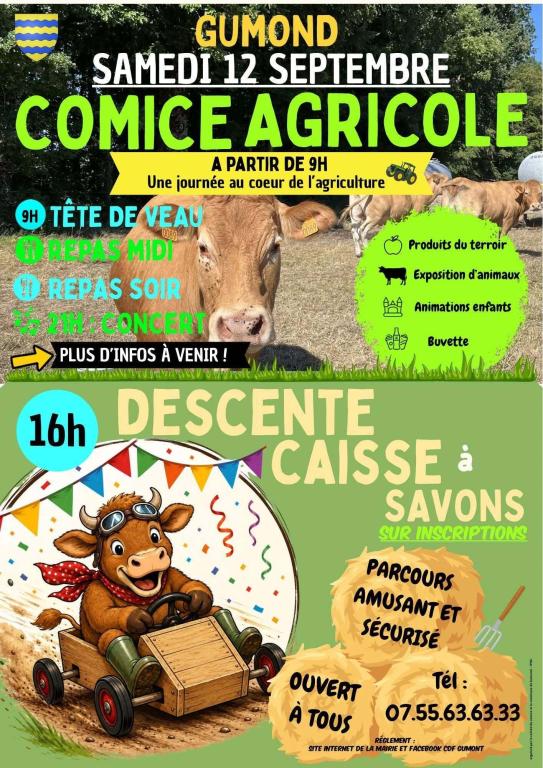 Comice agricole et Descente caisse à savons