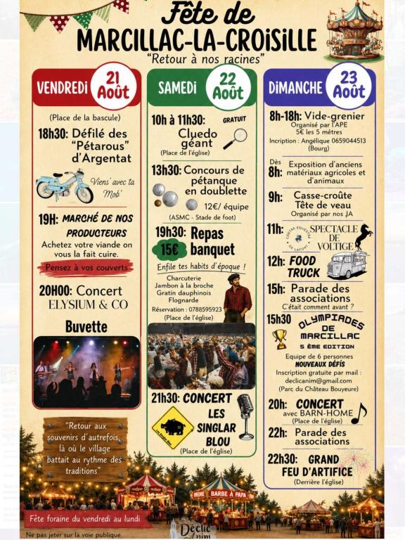 Fête de Marcillac-La-Croisille