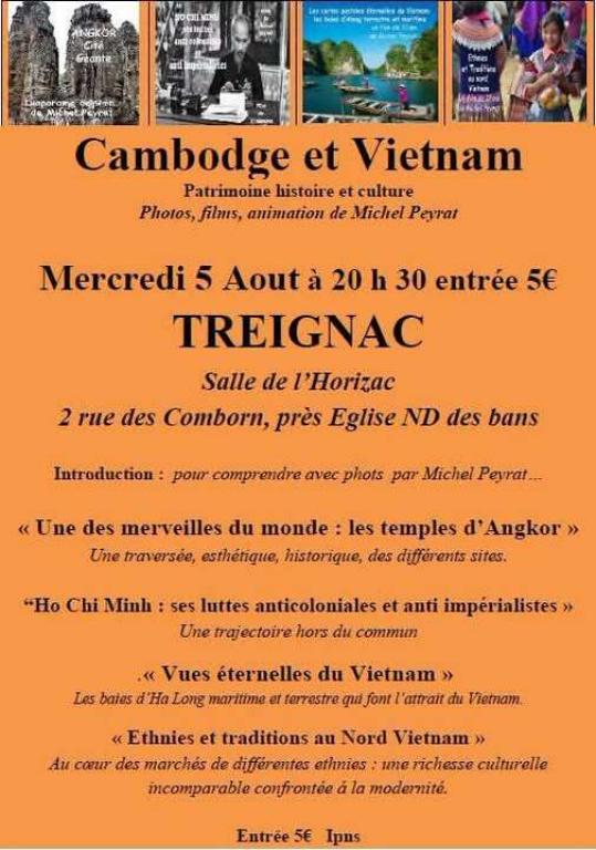 Projection : Cambodge et Vietnam