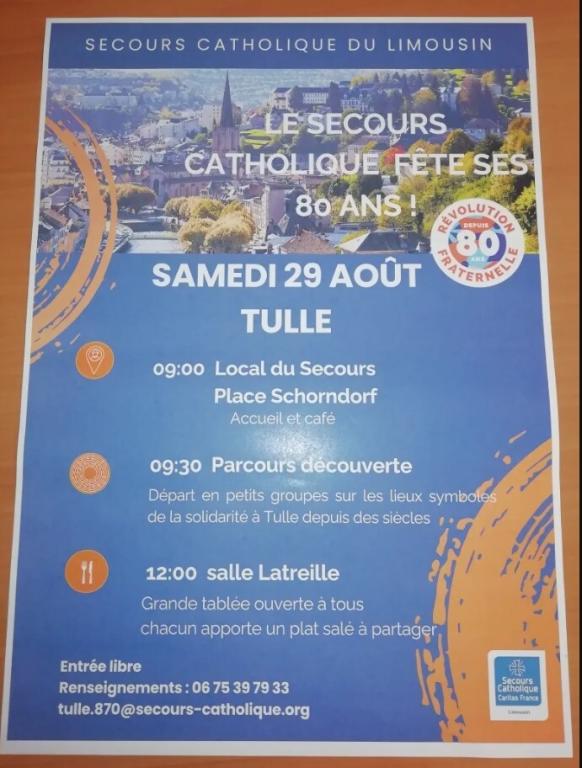 Le secours catholique fête ses 80 ans