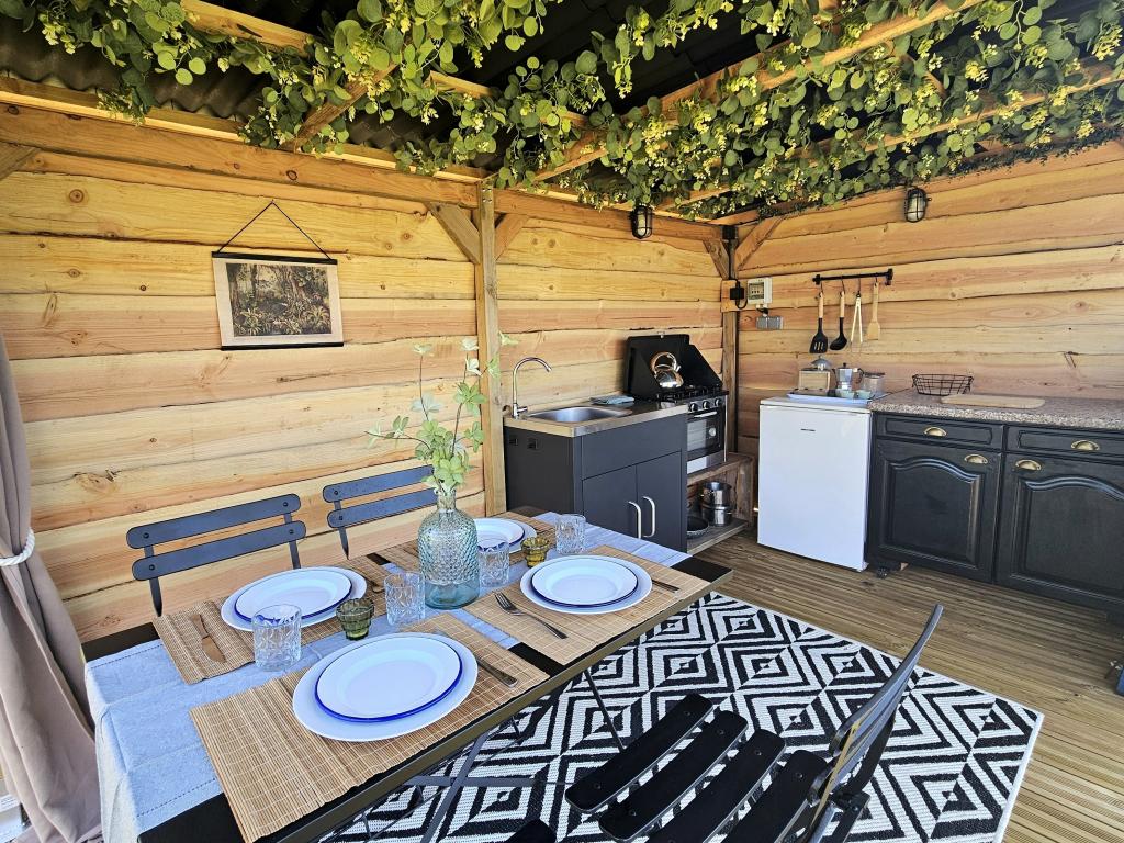 Camping Le Ranch - Tipi de Lotus Nordique