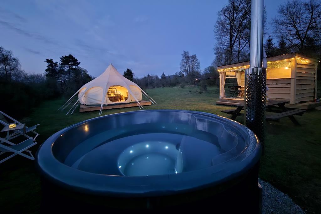 Camping Le Ranch - Tipi de Lotus Nordique