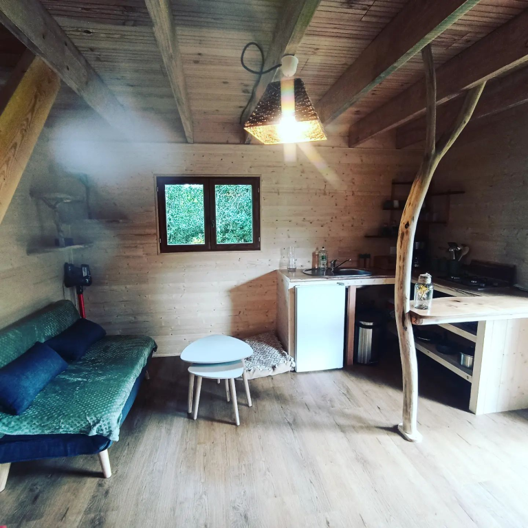 Cabane insolite à la ferme