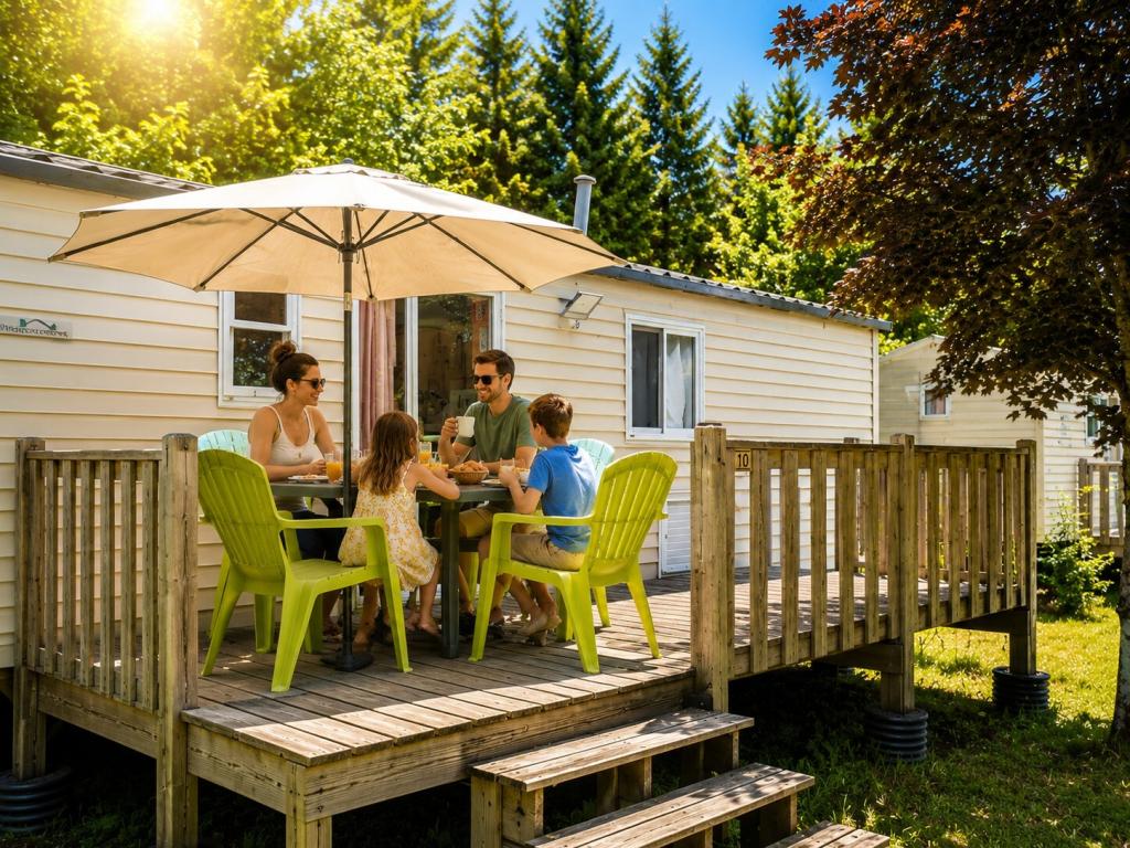 Mobil-home camping de la Garenne