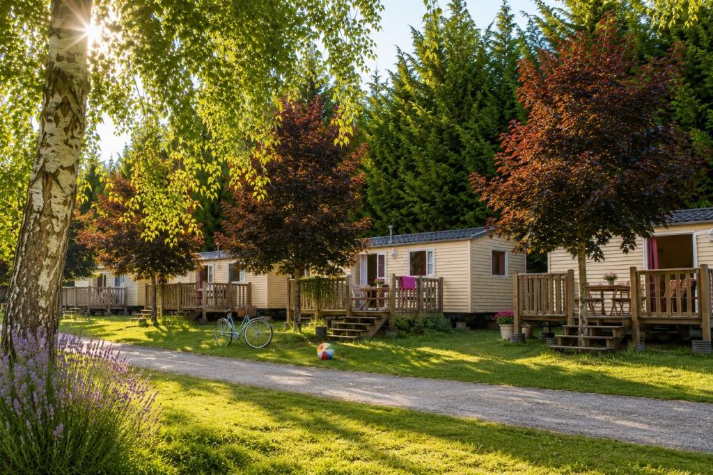 Mobil-home camping de la Garenne