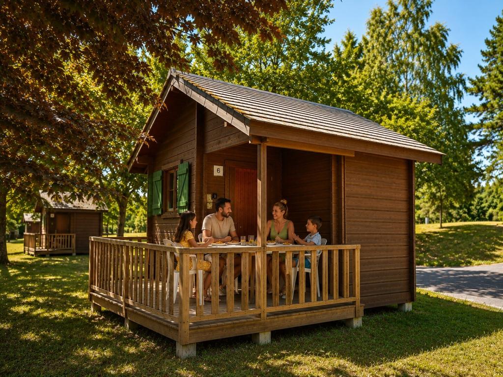 Chalet 5 personnes camping de la Garenne