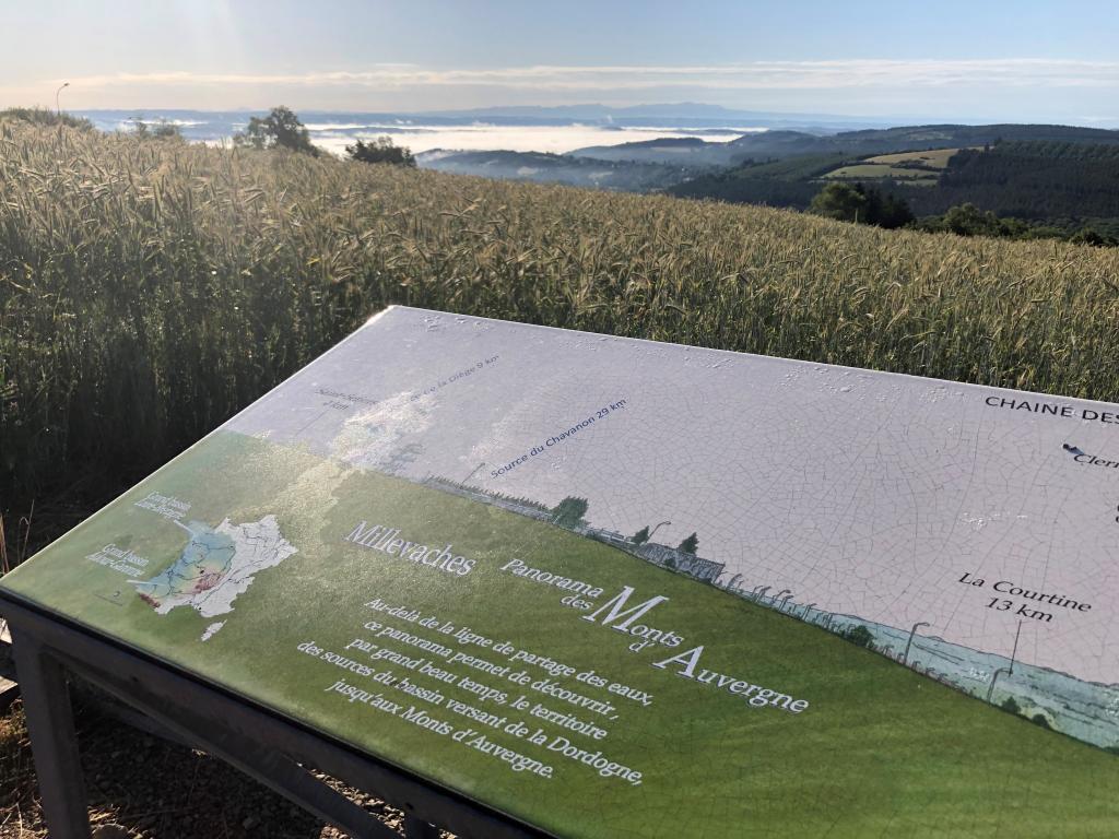 Table d'orientation du Mont Audouze