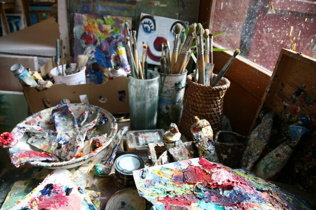 Atelier de peinture de René Boutang