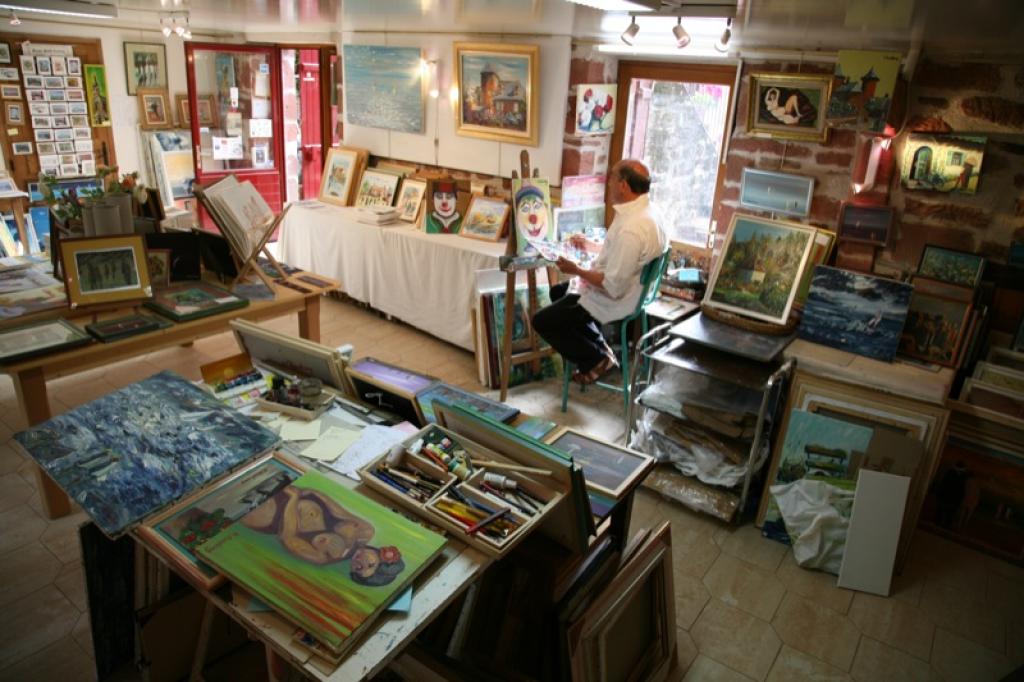 Atelier de peinture de René Boutang
