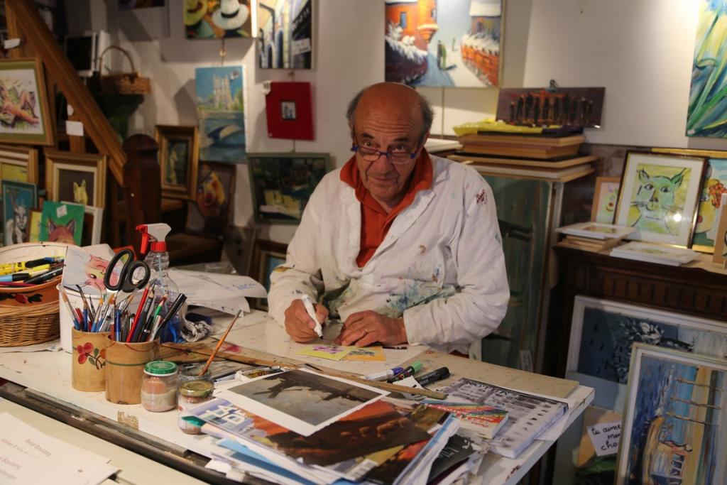 Atelier de peinture de René Boutang