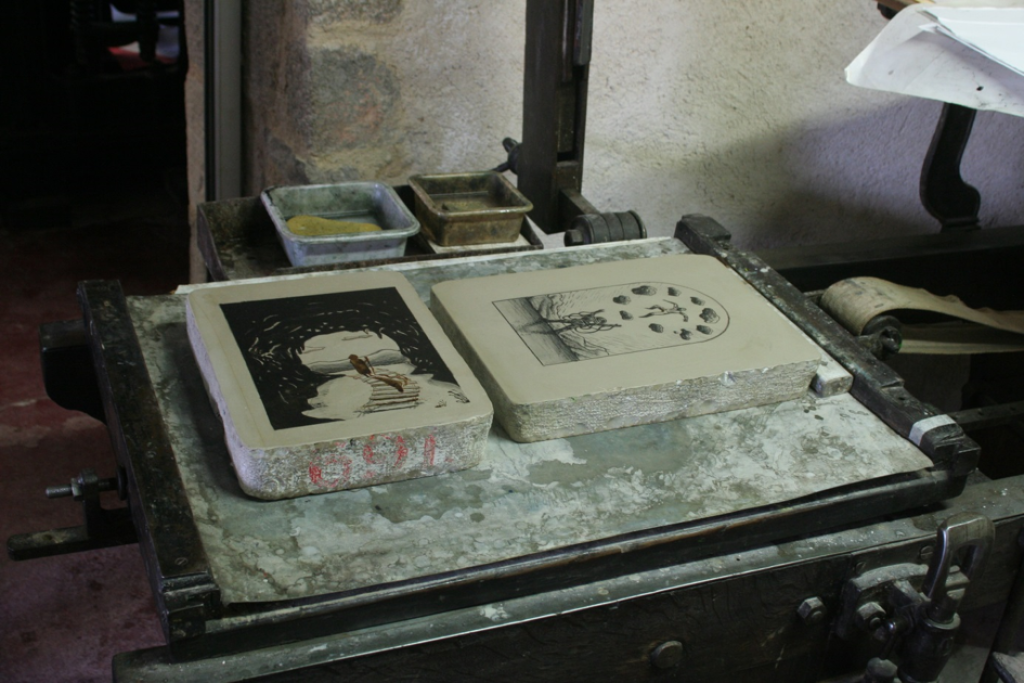 Atelier de lithographie