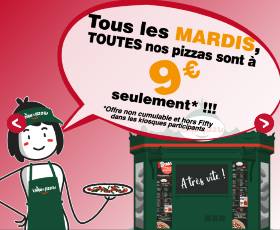 Le Kiosque à pizzas Uzerche